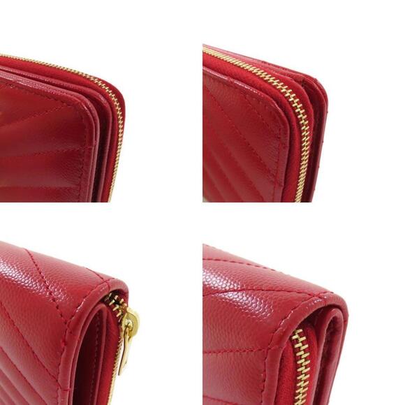 YVES SAINT LAURENT Red Wallet - Picture 10 of 11